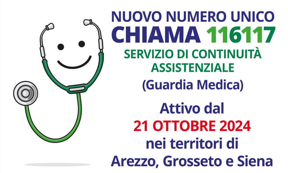 Guardia medica: nuovo numero unico 116117